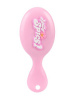 Массажная мини-расческа  для волос с подвеской, Розовая Solomeya Mini hair brush with keychain, Pink, 1 шт